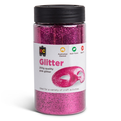 Glitter Fine - EC 200gm Pink